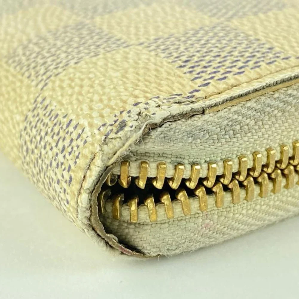 Louis Vuitton Damier Azur Zippy Long Wallet